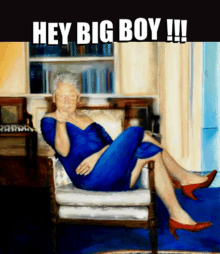 Bill Clinton Blues Dress GIF - Bill Clinton Blues Dress Hey Big Boy GIFs
