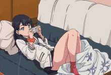 Rikka Takarada Bored Anime Thighs GIF