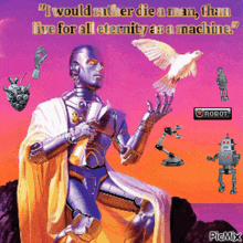 Isaac Asimov The Positronic Man GIF