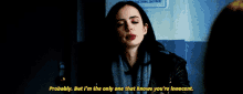 Jessica Jones Probably GIF - Jessica Jones Probably But Im The One That Knows Your Innocent GIFs