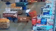 Grocery Cart Throwing Cart GIF - Grocery Cart Throwing Cart Throw Grocery Cart GIFs
