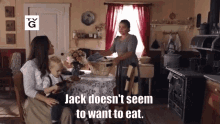 Departie Wcth Snark Departies Jack Doesnt Want To Eat GIF - Departie Wcth Snark Departies Jack Doesnt Want To Eat GIFs