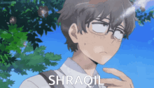nagatoro shraqil senpai glasses anime
