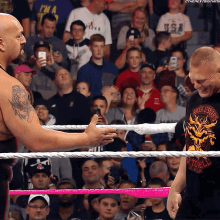Brock Lesnar Ignores GIF - Brock Lesnar Ignores Handshake GIFs