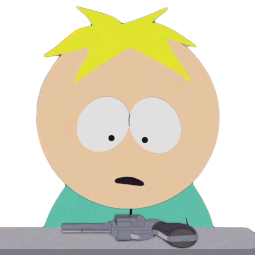Freaked Out Butters Stotch Sticker - Freaked Out Butters Stotch South Park Stickers