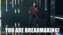 Keanu Reeves Breath Taking GIF - Keanu Reeves Breath Taking Bread Making GIFs