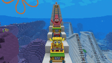 Spongebob Roller Coaster GIF - Spongebob Roller Coaster Minecraft GIFs
