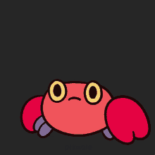 Bad Gesture Crabby Crab GIF - Bad Gesture Crabby Crab Pikaole GIFs
