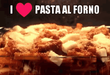 Pasta Al Forno Pasta Cucinare Cucina I Love Pasta Al Forno Amo La Pasta Al Forno Cucina Italiana GIF
