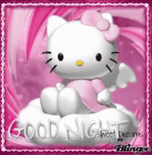 Good Night Hello Kitty GIF - Good Night Hello Kitty GIFs