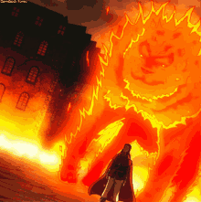 Black Clover Fire Lion Anime GIF