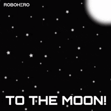 Robohero To The Moon GIF - Robohero To The Moon Moon GIFs