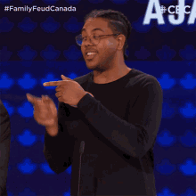 Pointing Myles GIF - Pointing Myles Family Feud Canada GIFs