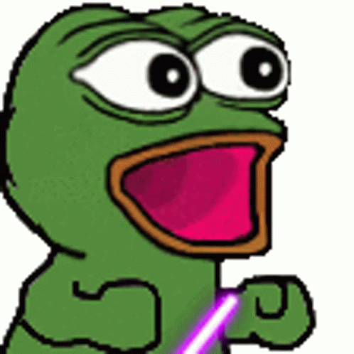 Excited Pepe Gif Excited Pepe Sabers Discover Share Gifs Dank | My XXX ...