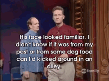 Clandestine Meetings GIF - Whose Line Is It Anyway Ryan Insults GIFs