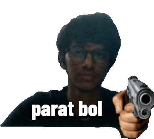 Parat Bol Gun Sticker - Parat Bol Gun Reaction Stickers