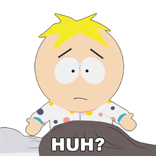 Huh Butters Stotch Sticker - Huh Butters Stotch South Park Stickers