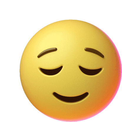 Emoji Smile Sticker - Emoji Smile Rest Stickers