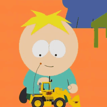 South Park Butters Stotch GIF - South Park Butters Stotch Playing With Toy Car GIFs