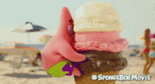 Spongebob Icecream GIF - Spongebob Icecream Kiss GIFs