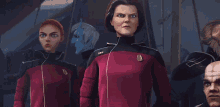 Look Over There Captain Kathryn Janeway GIF - Look Over There Captain Kathryn Janeway Asencia GIFs