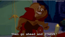 Beauty And The Beast Starve GIF - Beauty And The Beast Starve Yelling GIFs