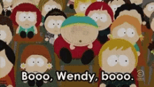 Eric Cartman Boo Wendy GIF - Eric Cartman Boo Wendy Southpark GIFs