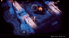 a screenshot of a video game with the fast forward button visible