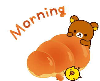 Rilakkuma Morning Sticker - Rilakkuma Morning 早安 Stickers
