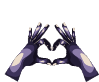 Hand Heart Heart Sticker - Hand Heart Heart Love Stickers