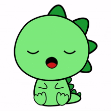 dino dinosaur cute cartoon green