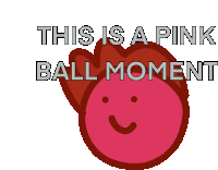 Pink Ball Pink Ball Adventure Sticker