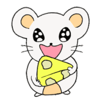 Cheese Little Animal Sticker - Cheese Little Animal Rodent Stickers