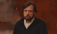 Luke Skywalker Shoulder Brush GIF