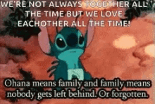 family stitch ohana ohana means family love