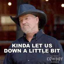 Kinda Let Us Down A Little Bit Trace Atkins GIF - Kinda Let Us Down A Little Bit Trace Atkins Ultimate Cowboy Showdown GIFs