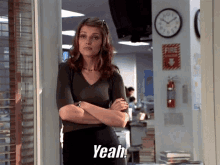 Ivana Milicevic The Mind Of The Married Man GIF - Ivana Milicevic The Mind Of The Married Man Yeah GIFs