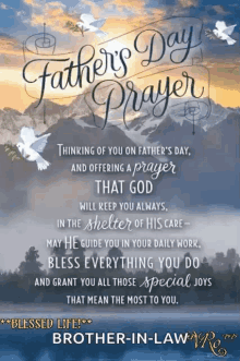 Fathers Day Prayer And Blessing Mountains GIF - Fathers Day Prayer And Blessing Mountains Water GIFs