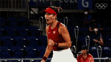 celebrate belinda bencic switzerland womens tennis team nbc olympics scream