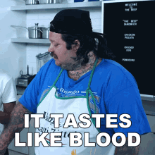 It Tastes Like Blood Matty Matheson GIF - It Tastes Like Blood Matty Matheson I Can Taste Blood GIFs