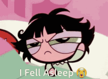 Fell Asleep Ppg Asleep GIF - Fell Asleep Ppg Asleep Powerpuff Girls Fell Asleep GIFs