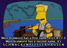 Simpsons Singing GIF - Simpsons Singing Bratwurst GIFs