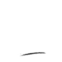 a black and white drawing of a crown with a crescent moon on a white background