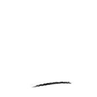 a black and white drawing of a crown with a crescent moon on a white background