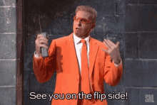 Larry David See You On The Flip Side GIF - Larry David See You On The Flip Side Snl GIFs