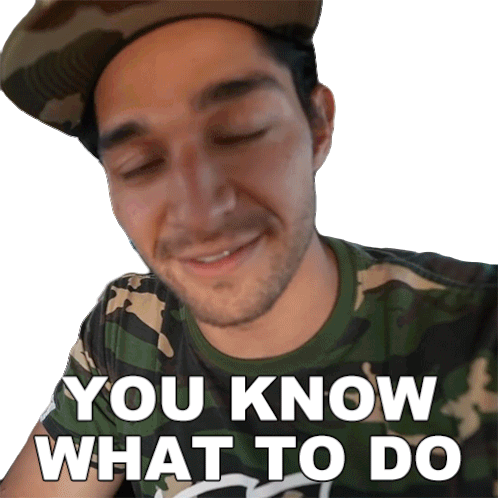 You Know What To Do Wil Dasovich Sticker - You Know What To Do Wil Dasovich You Know The Drill Stickers