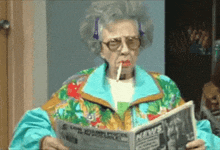 Grandma Smoking GIF - Grandma Smoking GIFs