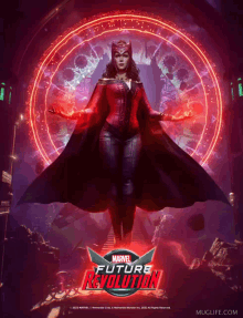 Marvel Future Revolution Scarlet Witch GIF - Marvel Future Revolution Scarlet Witch Marvel Future Fight GIFs