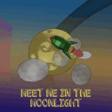 Moon Meet In The Moon Light GIF