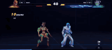 a screenshot of a video game with the number 40 in the upper right corner